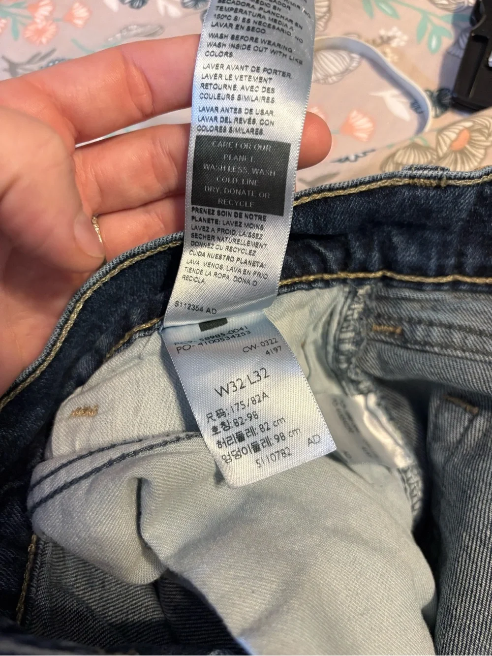 Signature Levi Strauss Relaxed Fit Jeans 32x32 Dark Wash Relaxed Leg Men’s